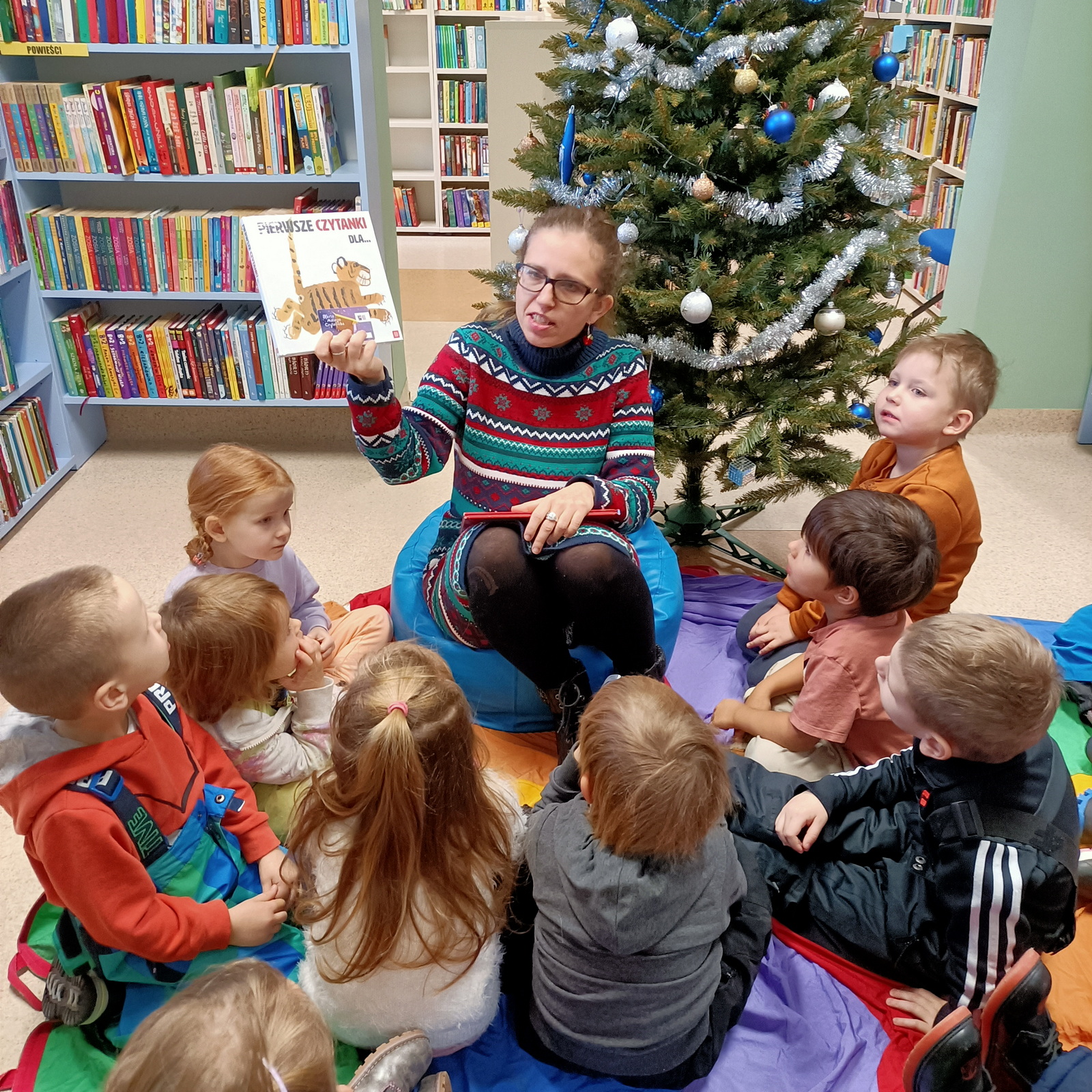 Welonki odwiedziły Bibliotekę Dziecięcą